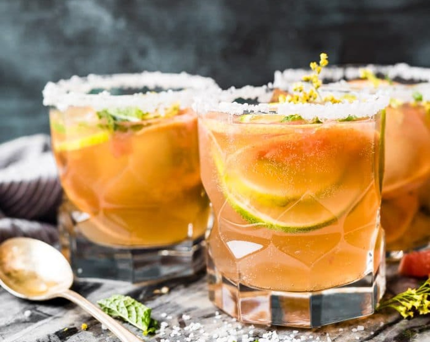 Citrus Kombucha Mezcal Cocktails