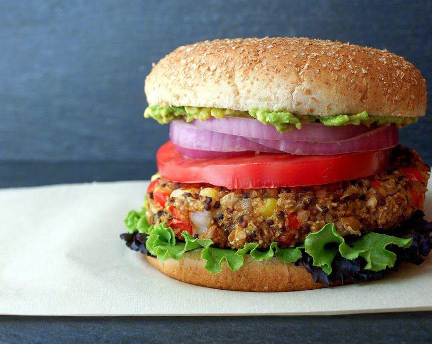 Quinoa and White Bean Burger