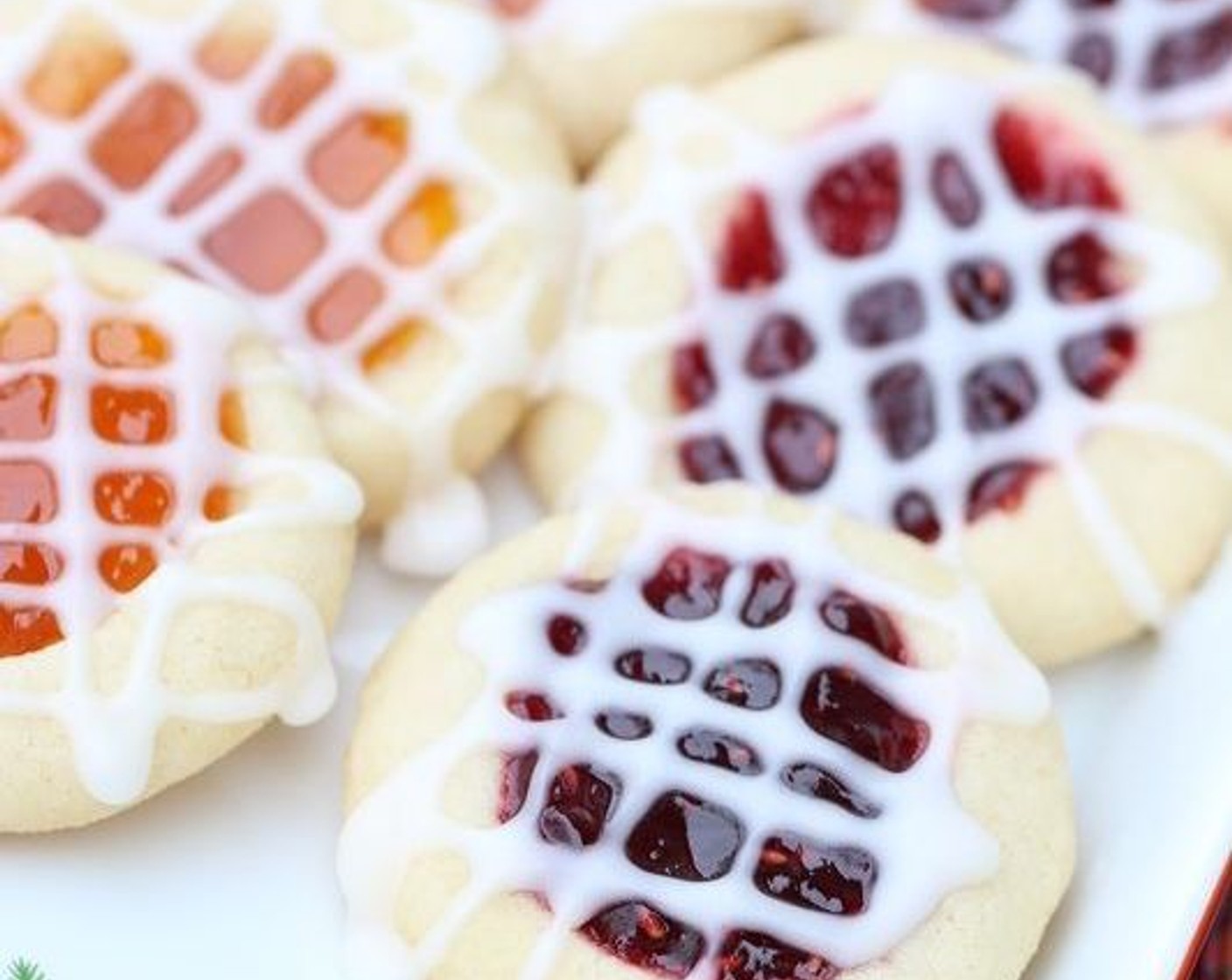 Almond & Jam Shortbread Cookies