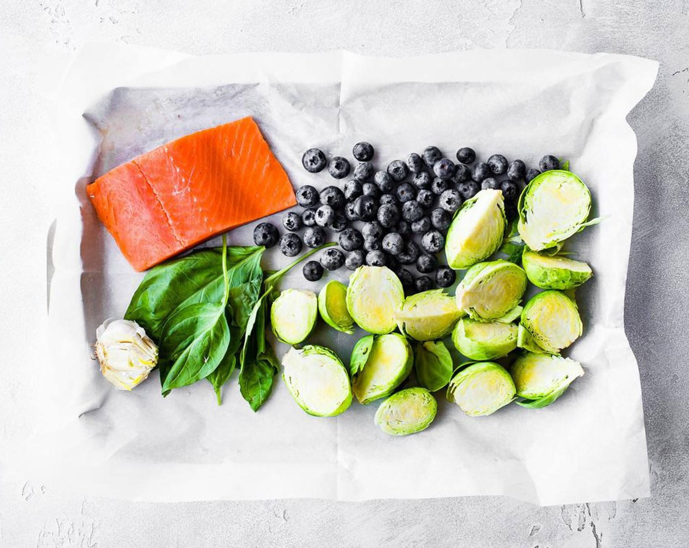 step 2 Clean your Salmon Fillets (3) and place on lined sheet pan.