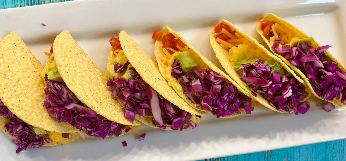 Rainbow Breakfast Tacos Recipe | SideChef