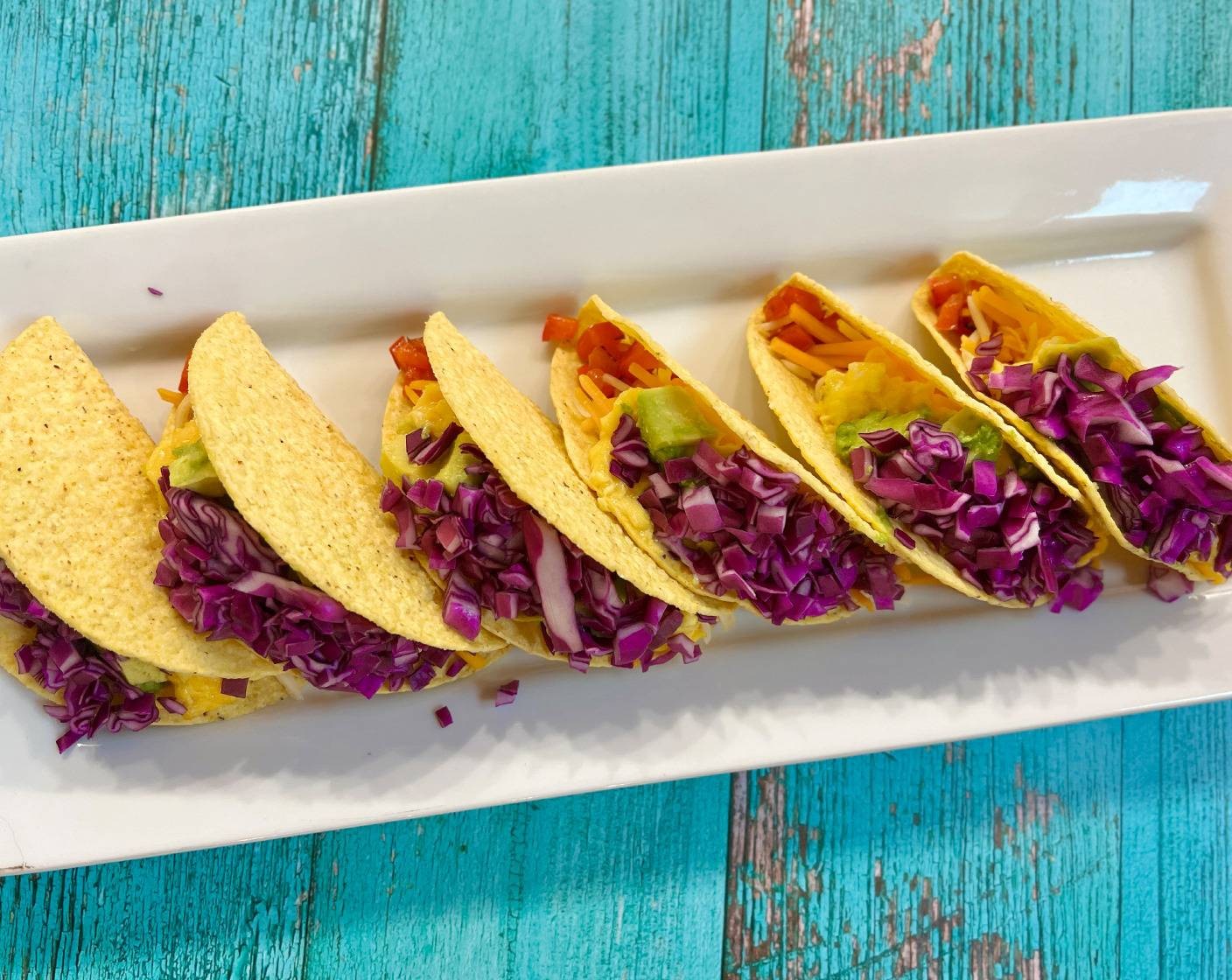 Rainbow Breakfast Tacos