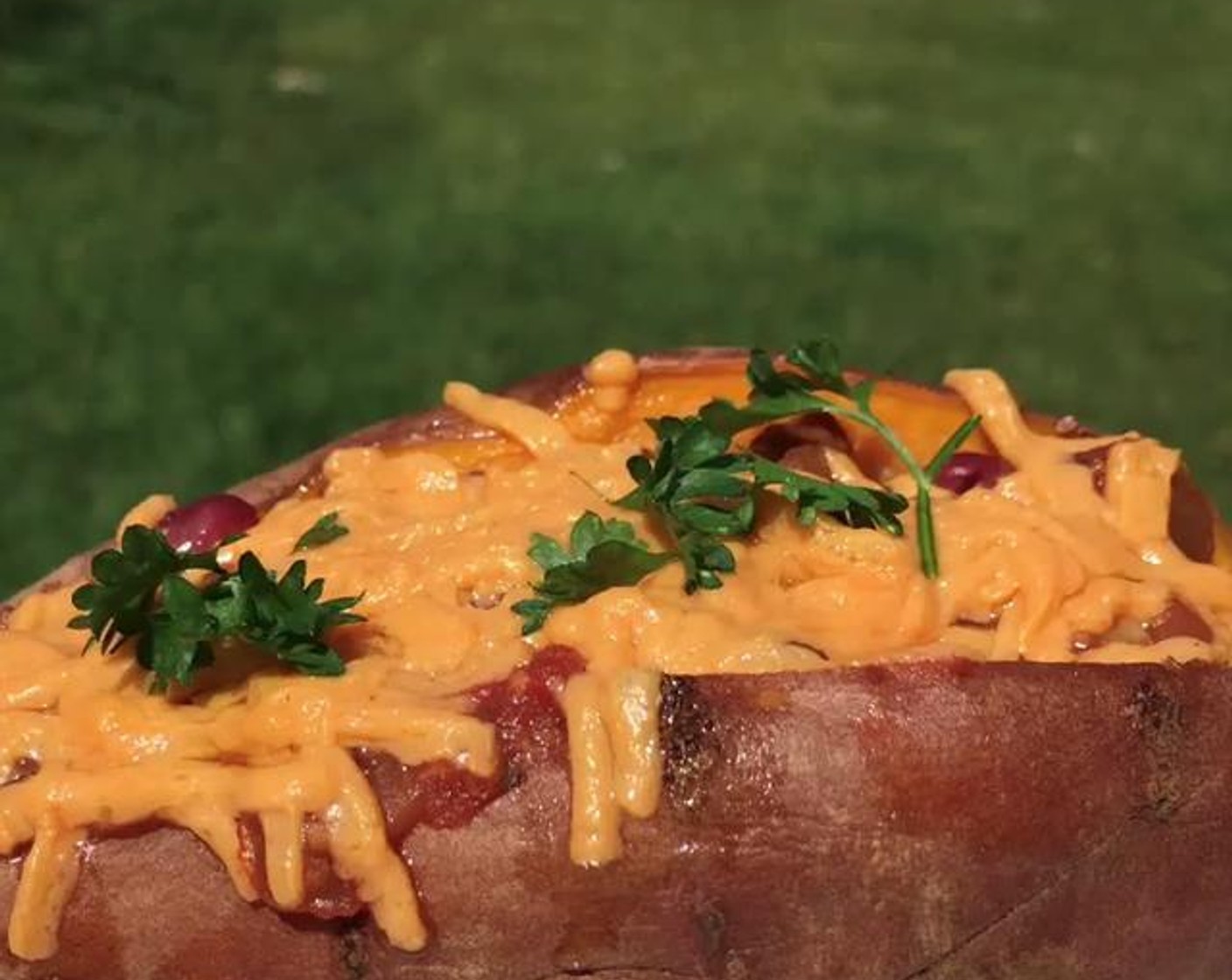 Loaded Baked Sweet Potato