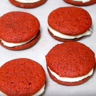 Red Velvet Oreo Cookies Recipe | SideChef