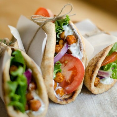 Roasted Chickpea Gyros Recipe | SideChef