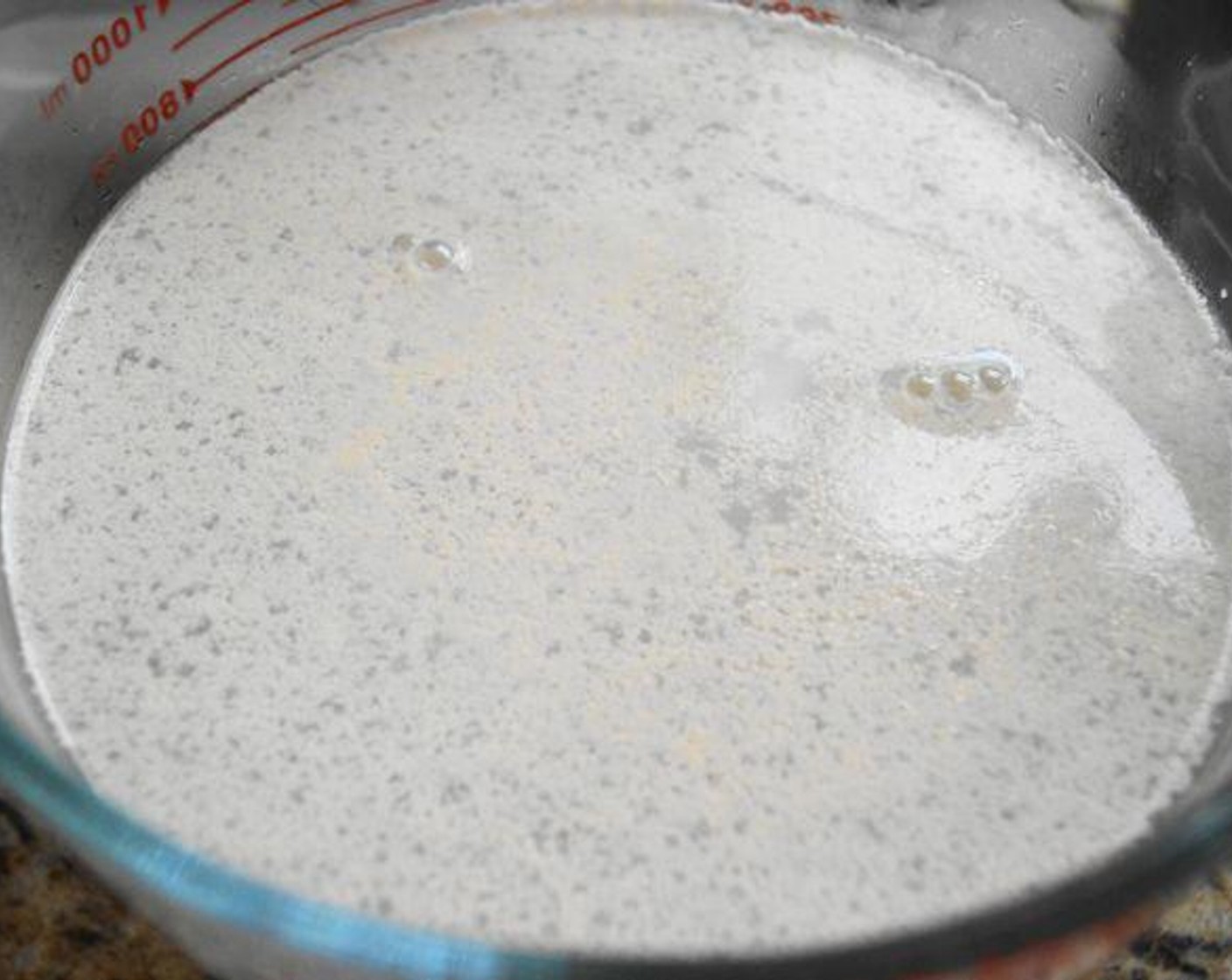 step 1 In a bowl, combine the Water (3 1/4 cups) and Active Dry Yeast (1 2/3 Tbsp) and stir them together to get the yeast activated. Then gently pour the mixture into the bowl of a stand mixer fitted with the dough hook.