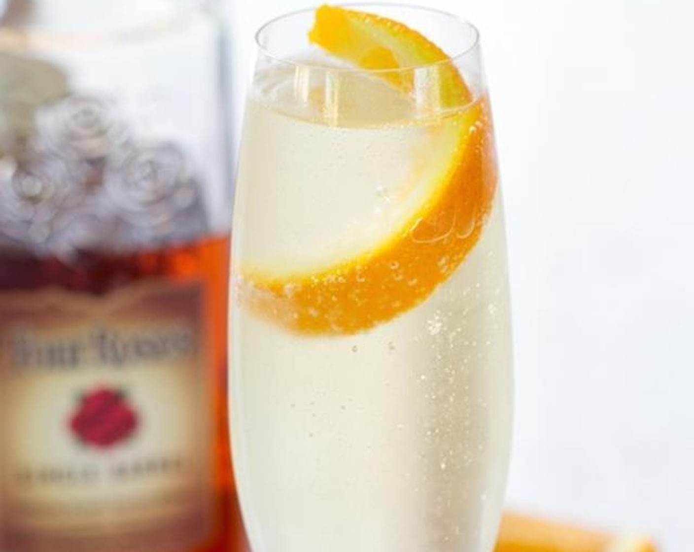 Sparkling Orange Bourbon Cocktail