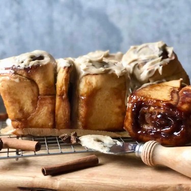 Overnight Cinnamon Rolls with Chai Frosting Recipe | SideChef