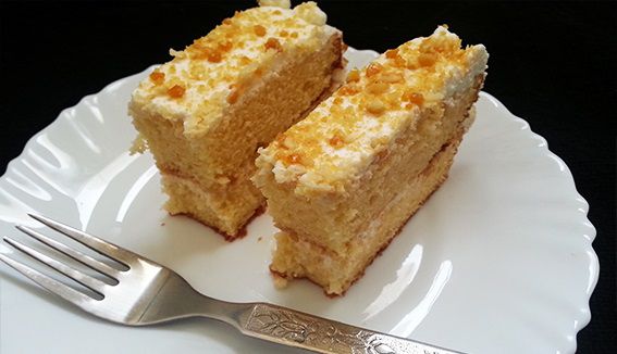 Butterscotch Chiffon Cake  My Country Table