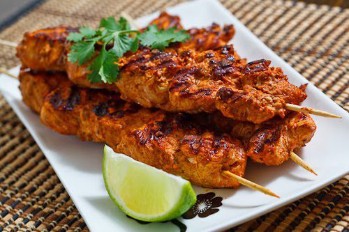 Indian best sale chicken skewers