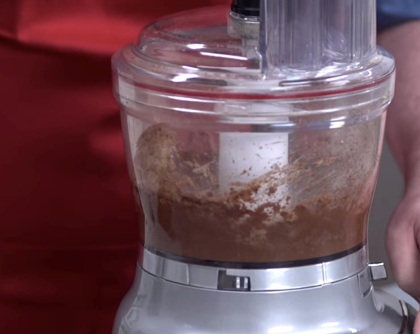 step 2 Add in the Unsweetened Cocoa Powder (2 Tbsp) and Butter (5.5 oz) mix until it resembles wet sand.