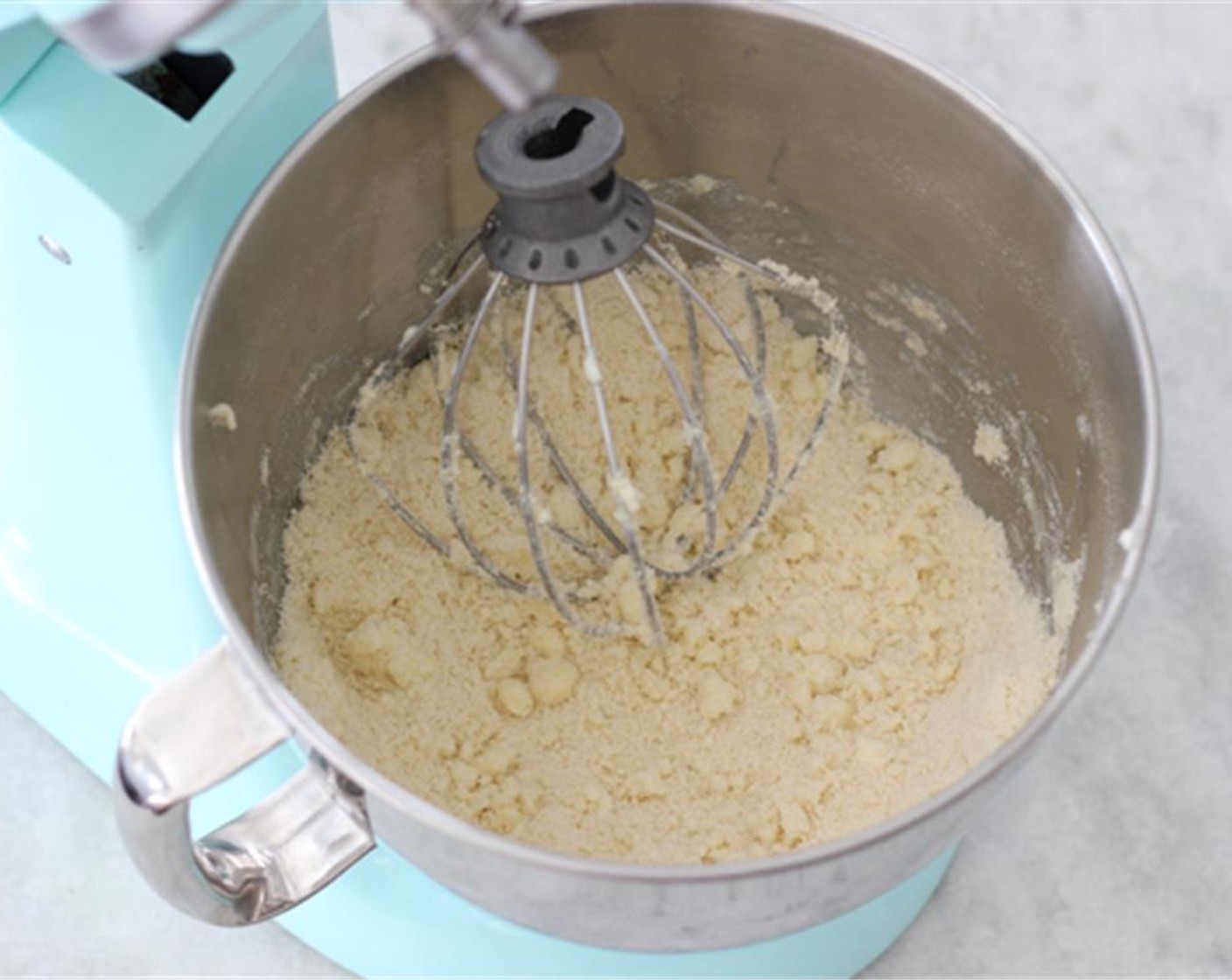 step 2 In a large bowl of a standing mixer or a large bowl and a hand mixer, place the All-Purpose Flour (1 3/4 cups), Granulated Sugar (3/4 cup), Baking Powder (1/2 Tbsp), and Salt (1/4 tsp). Mix to combine.