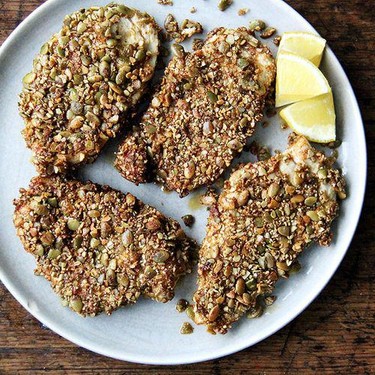 Pepita-Crusted Chicken Cutlets Recipe | SideChef