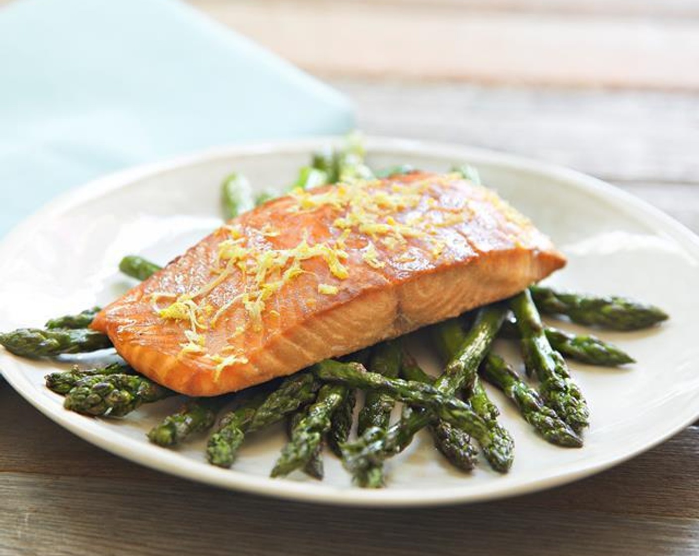 Dijon Salmon and Roasted Asparagus