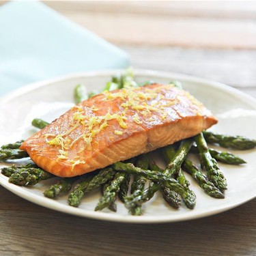 Dijon Salmon and Roasted Asparagus Recipe | SideChef