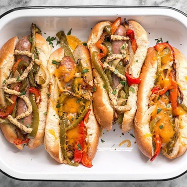 Roasted Bratwurst With Peppers And Onions Recipe | SideChef