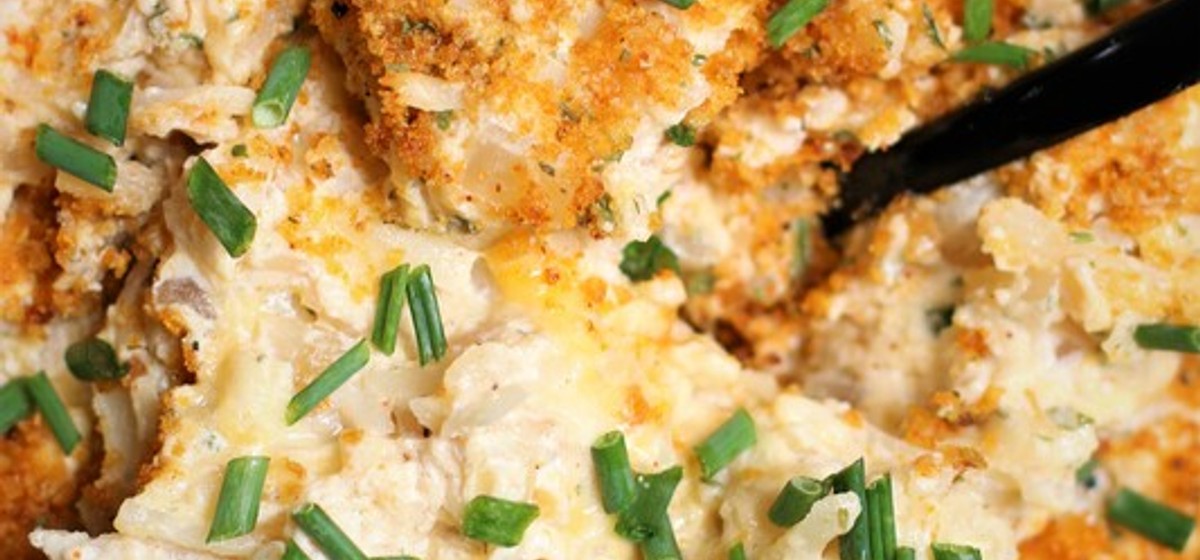 Traeger Smoked Funeral Potatoes Recipe SideChef