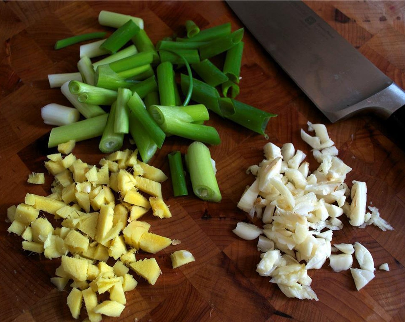 step 1 Finely chop the Scallion (1 bunch)