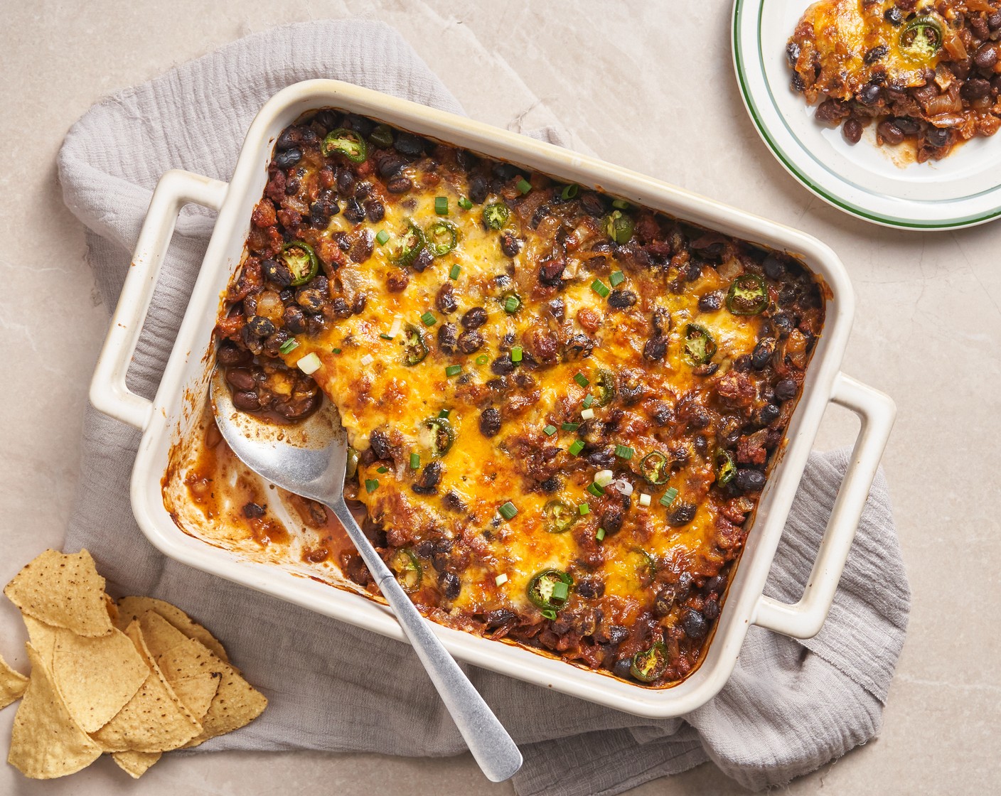 Black Bean Chorizo Casserole