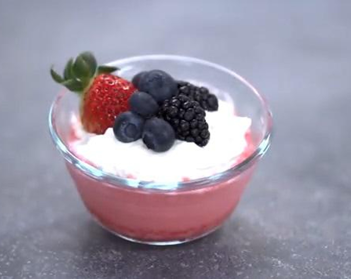 step 3 Decorate the cups with Whipped Cream (to taste), and Fresh Mixed Berries (to taste). Serve and Enjoy!