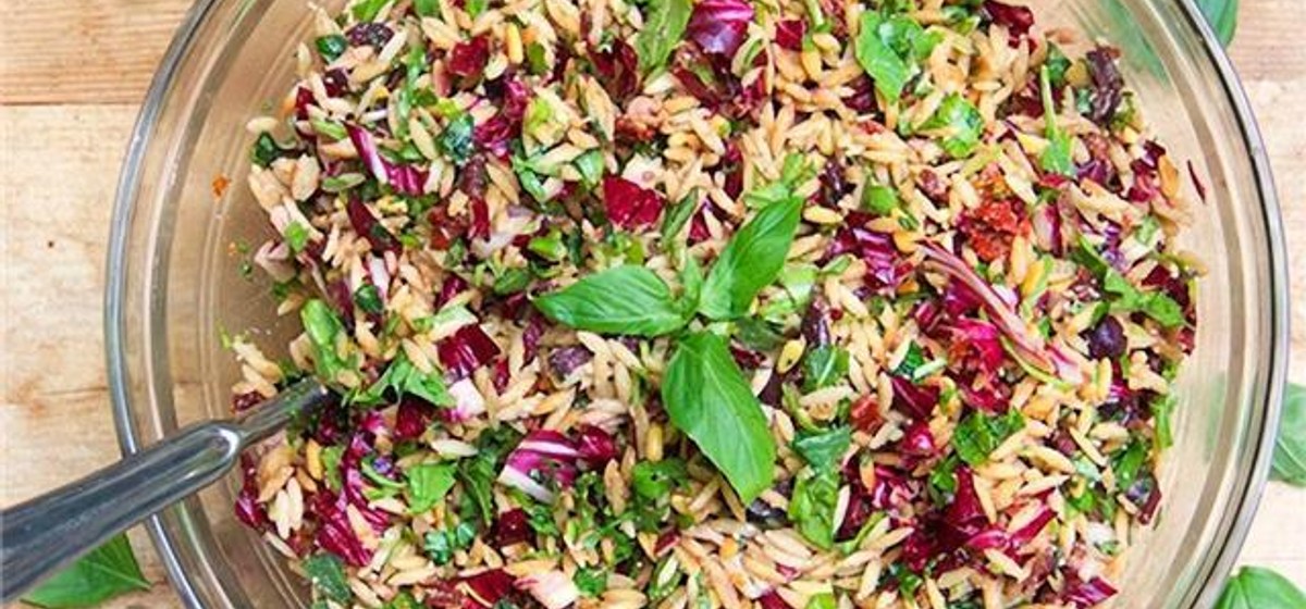 Out of This World Orzo Pasta Salad Recipe | SideChef