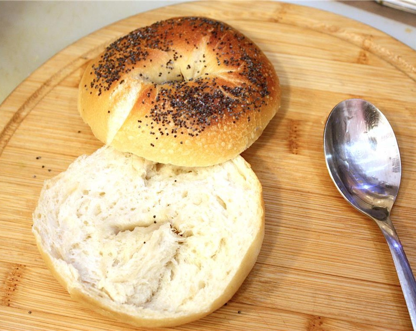 step 8 Slice open the Bagel (1) and toast if desired.