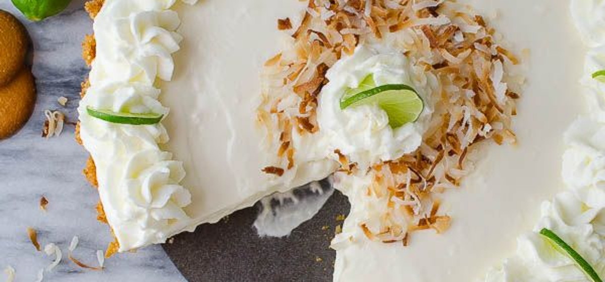 Whipped Key Lime Tart with Coconut Wafer Crust Recipe | SideChef
