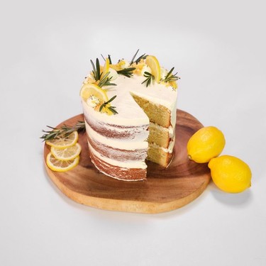 Lemon and Rosemary Birthday Cake Recipe | SideChef