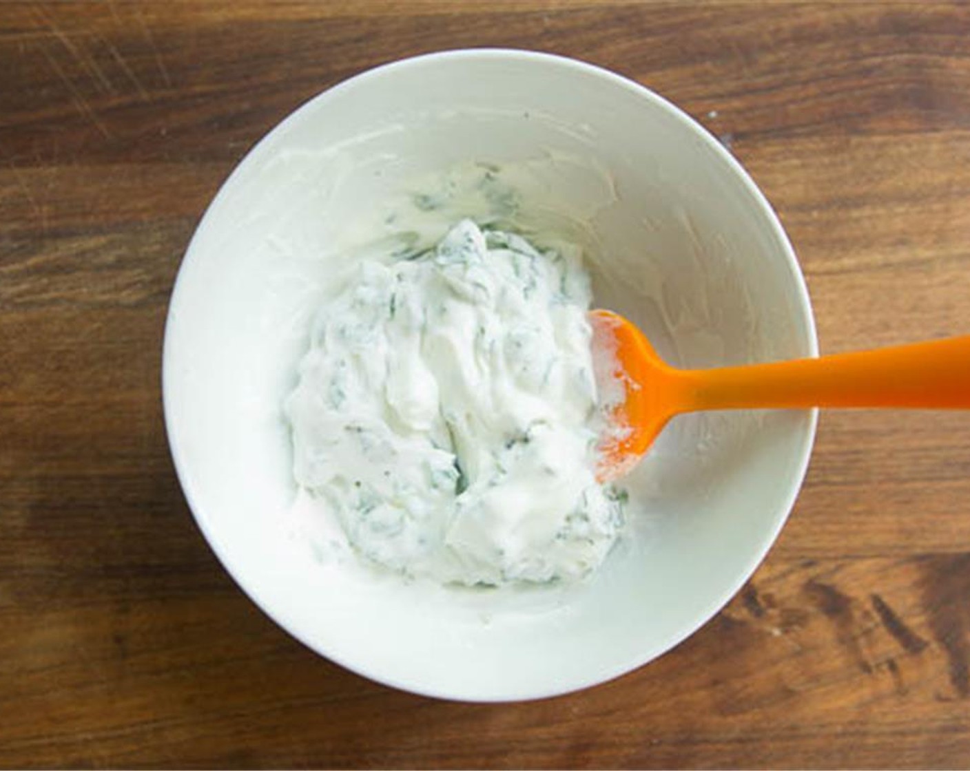 step 2 Combine the Sour Cream (3/4 cup), basil and garlic chives. Store in fridge until ready to serve.