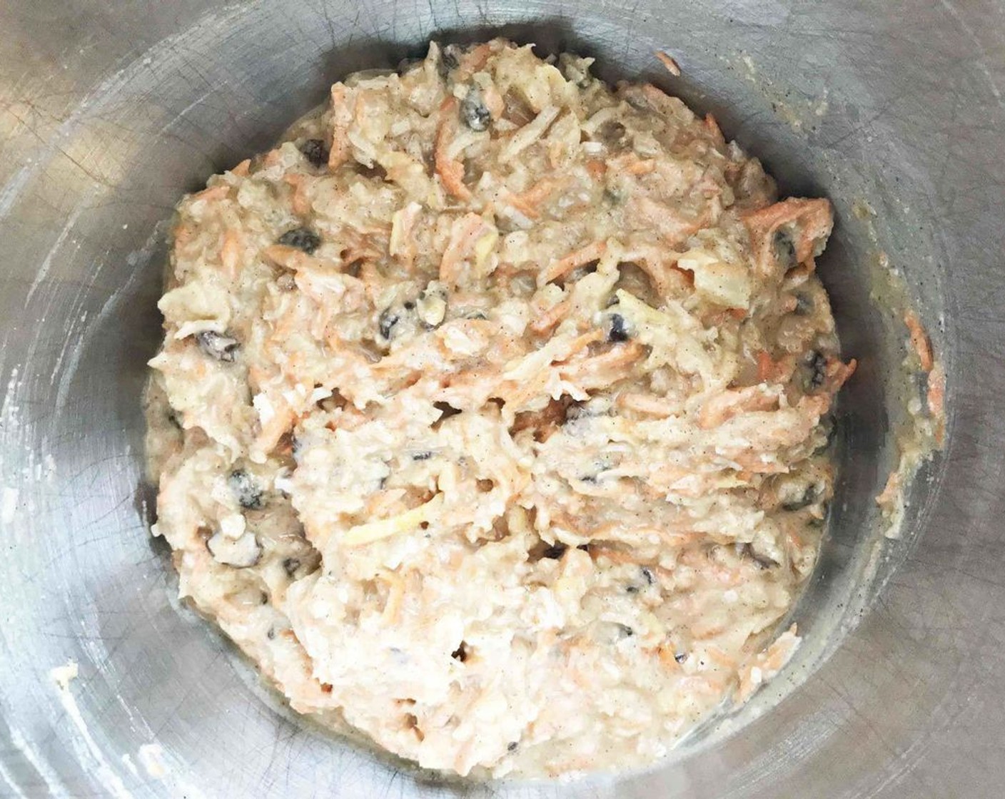 step 4 Fold in the Almond Meal (1 1/2 cups), Simply Organic Cinnamon, Ground (2 tsp), and Baking Powder (2 tsp) until just combined.