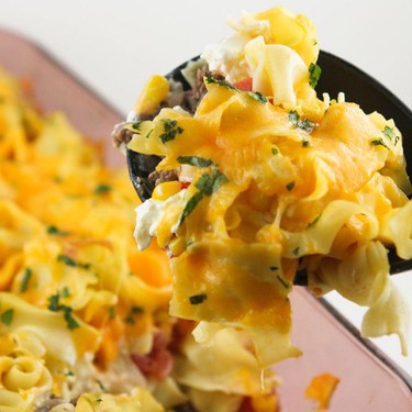 Cheesy Noodle Bake Recipe | SideChef