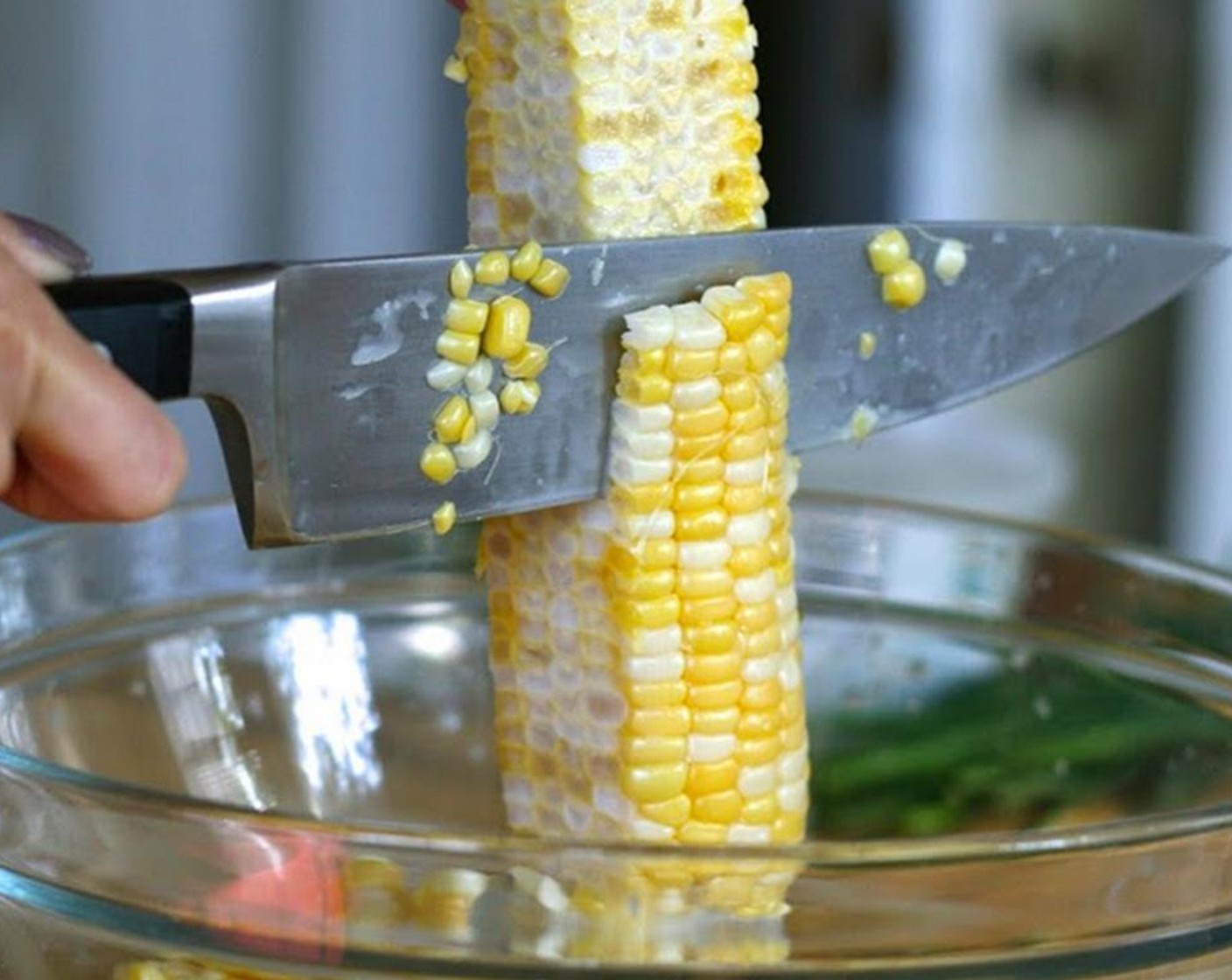 step 3 Remove kernels from Corn (1 ear).