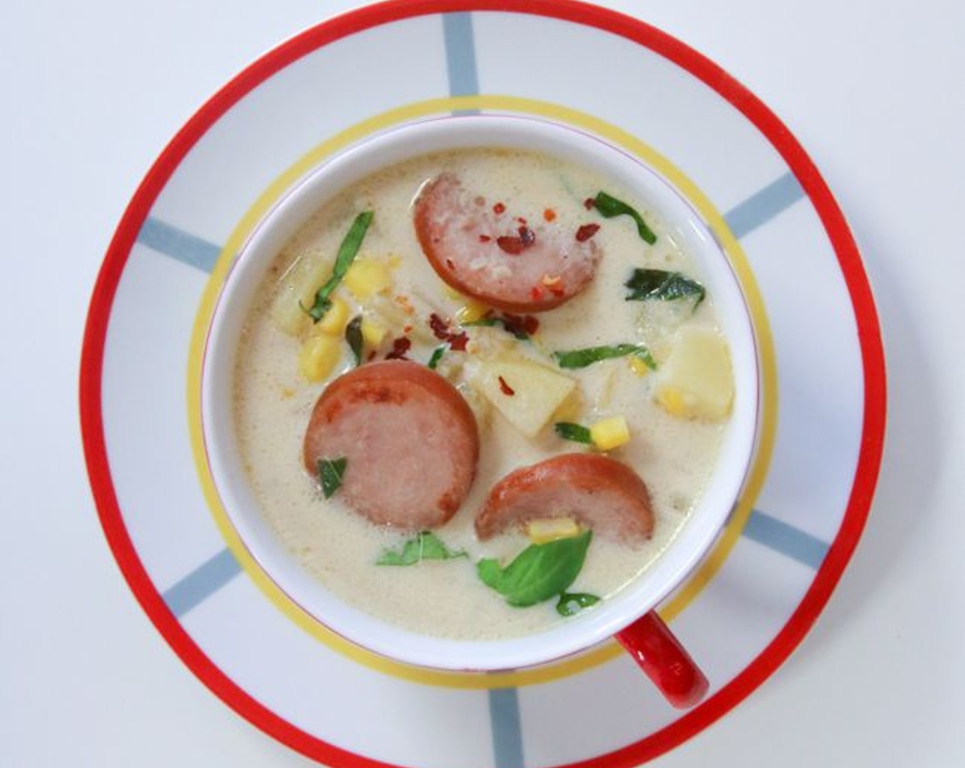 Corn Chowder with Sausage