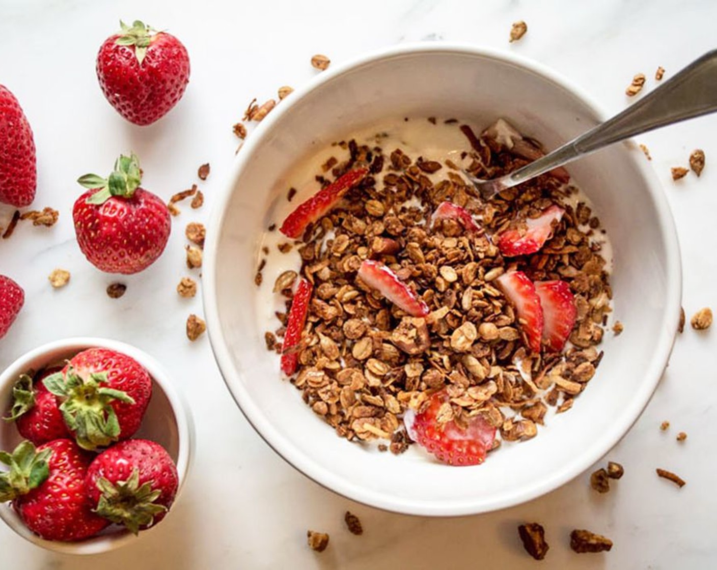 Crunchy Granola with Flax and Sunflower Seeds