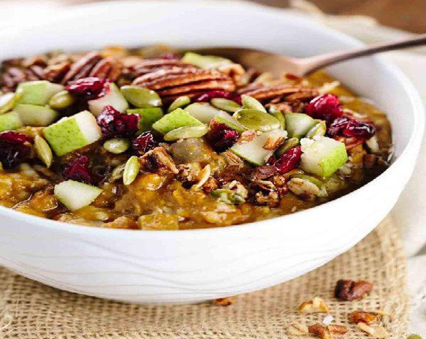 Pumpkin Slow Cooker Steel Cut Oatmeal