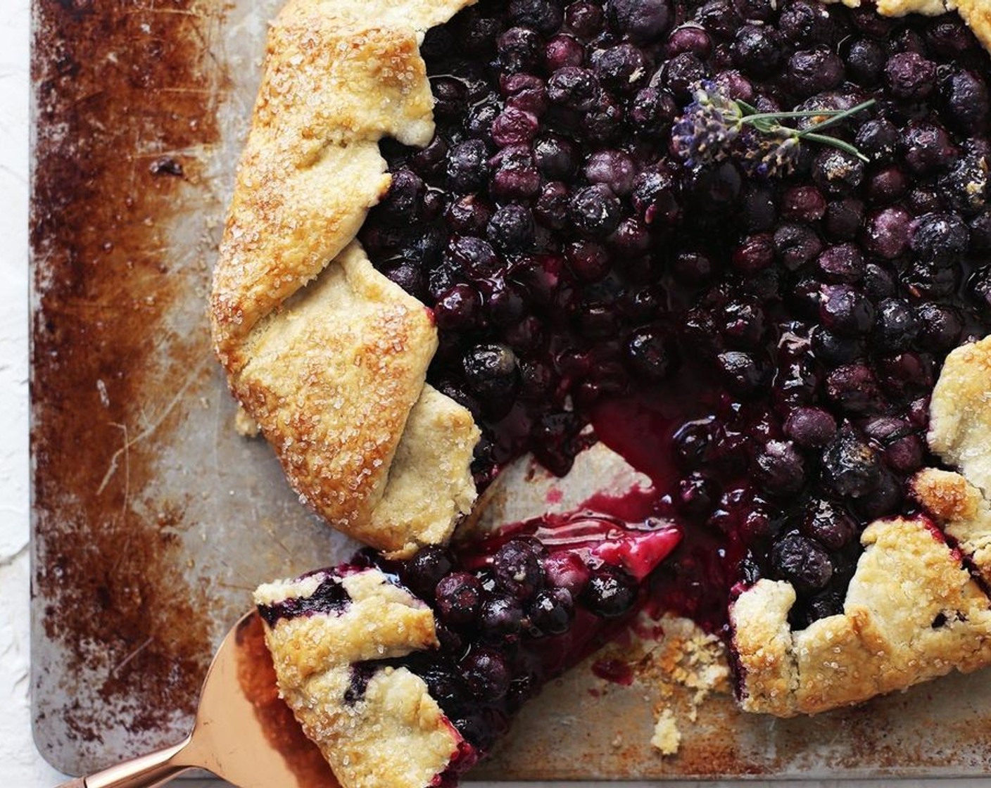 Blueberry Lavender Buttermilk Galette