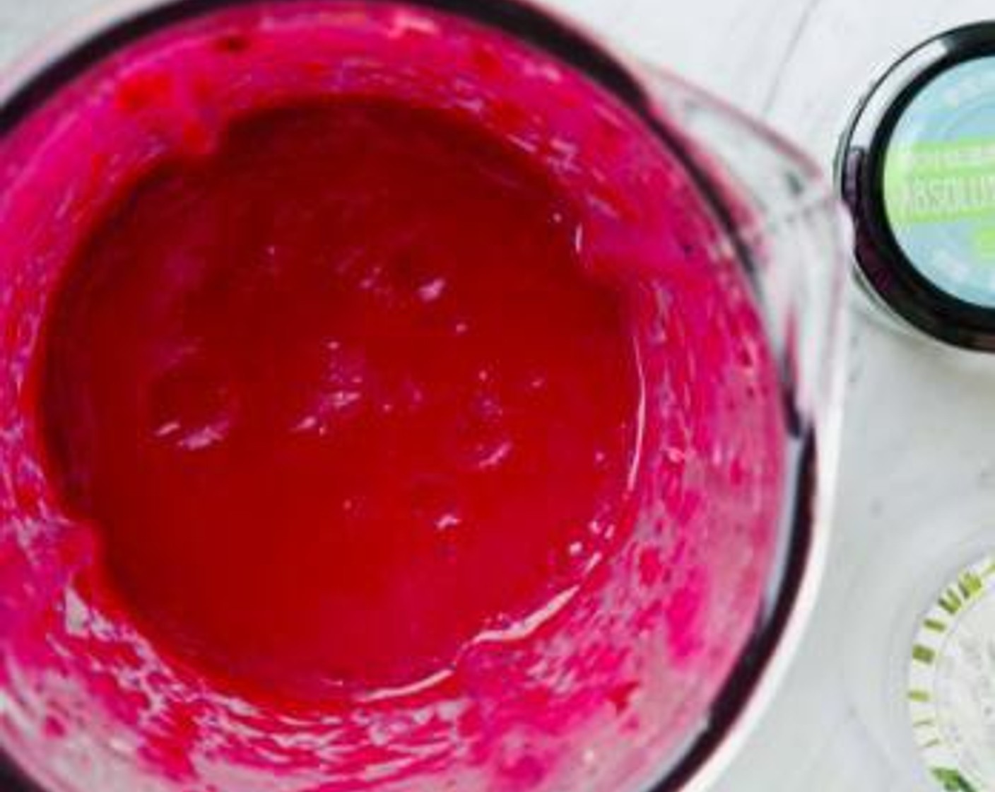 step 1 Add Beet (2/3 cup), Fresh Ginger (1 tsp), Ground Turmeric (1 tsp), Cashew Milk (1 cup), Coconut Yogurt (1/3 cup), and Coconut Oil (1 Tbsp) into a blender. Blend until smooth.