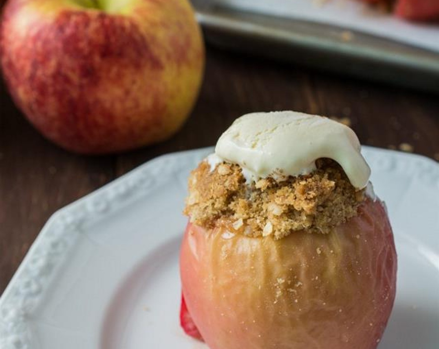 Apple Crisp Baked Apples