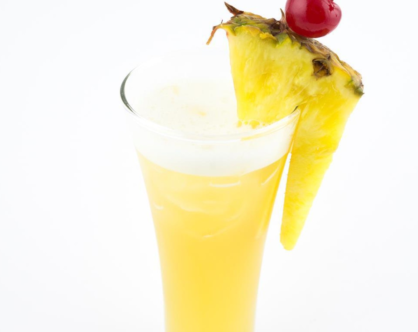 step 4 Garnish with a Cherry (1) a wedge of Pineapple (1 piece) and serve.