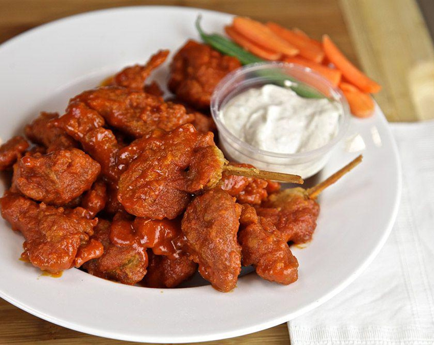 Vegan Buffalo Hot Wings