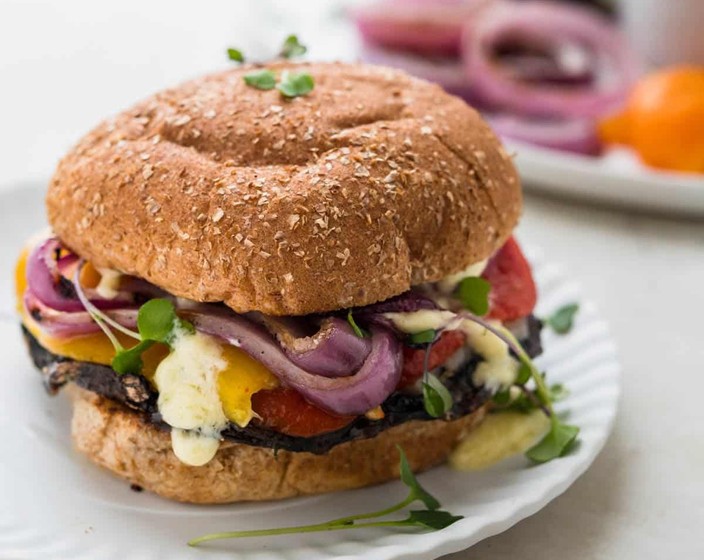 Grilled Portabella Burgers Recipe | SideChef