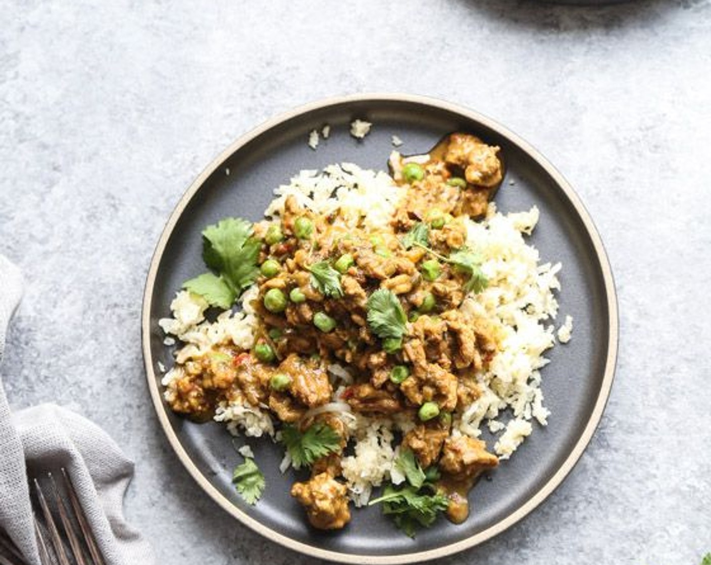 Slow Cooker Indian Chicken Kheema with Peas