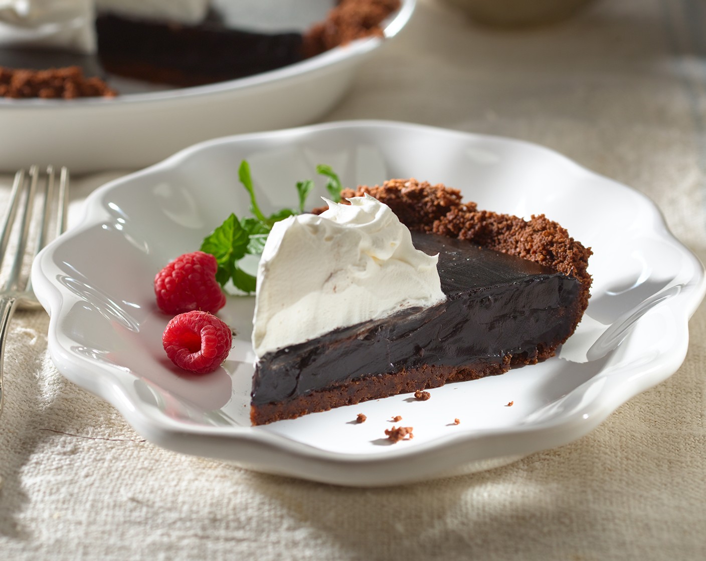 Coconut-Cream Chocolate Pie