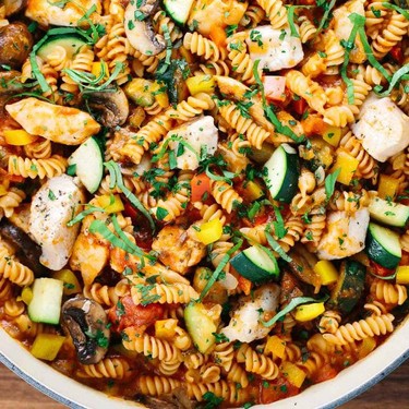 Easy One Pot Chicken Cacciatore Pasta Recipe | SideChef