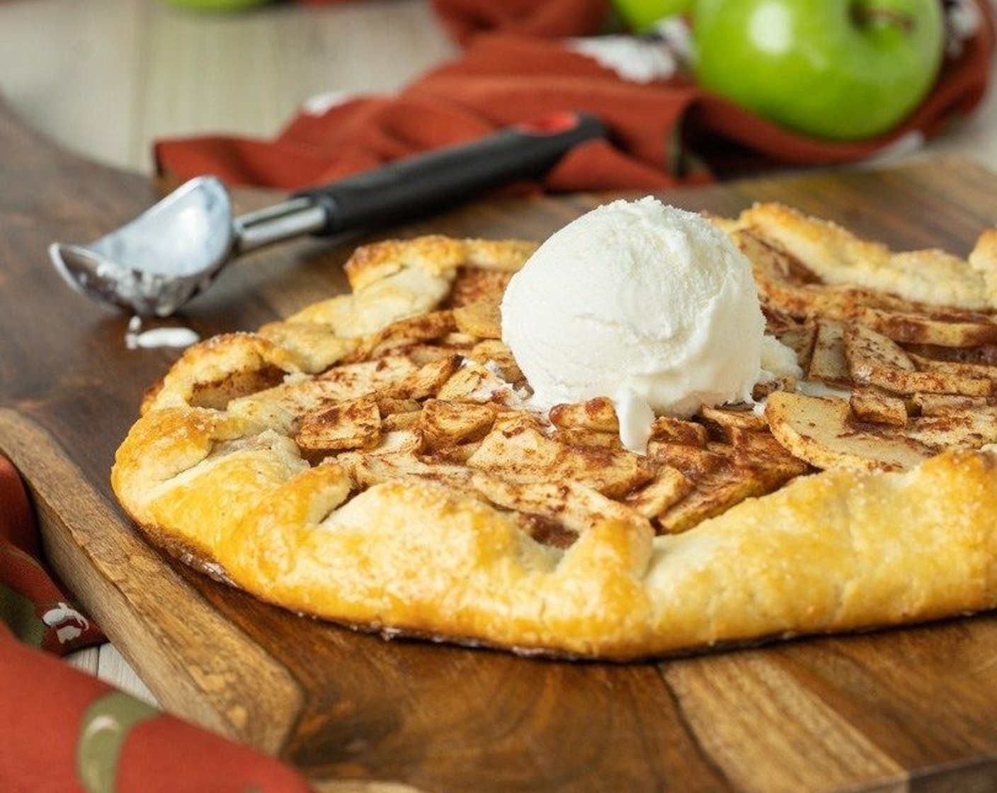 Apple Galette with Almond Pastry