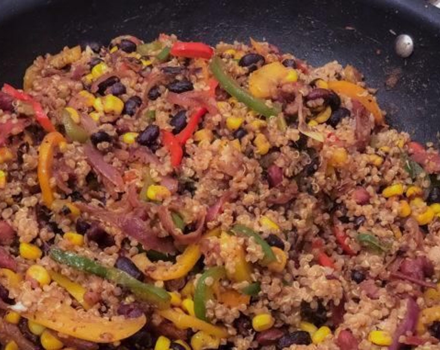 step 5 Add the Lemon Pepper (1 tsp), Taco Seasoning (2 tsp) and Salt (1/2 tsp), stir everything. Then add the cooked quinoa and stir.
