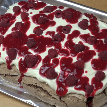 Chocolate Raspberry Pavlova Recipe | SideChef