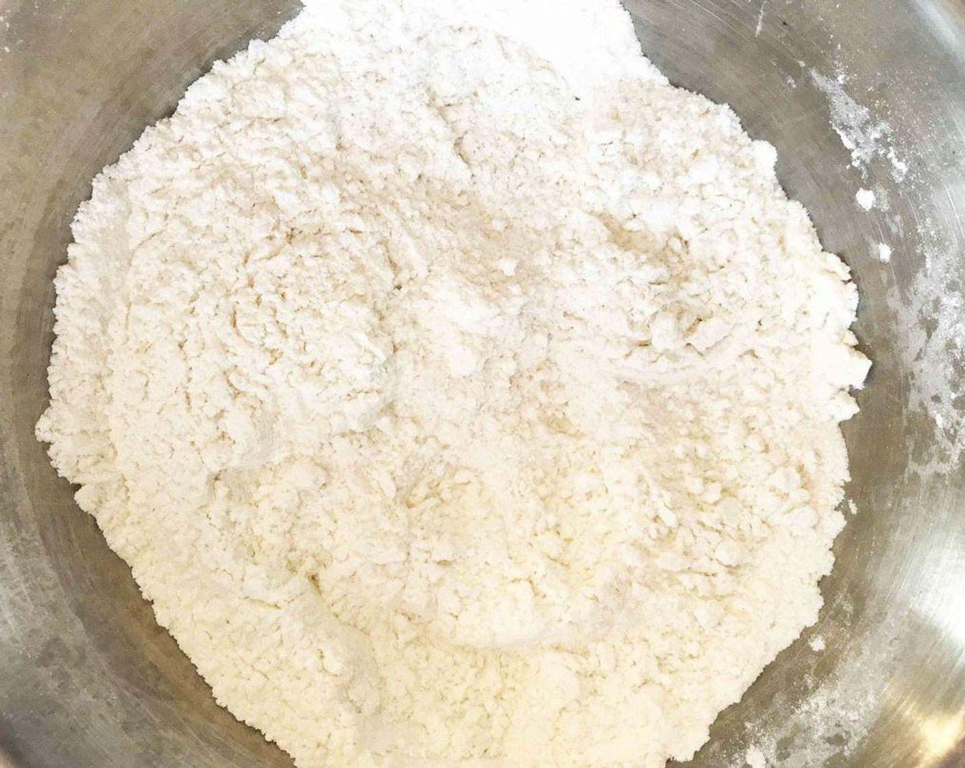step 2 In a medium bowl, whisk together the All-Purpose Flour (2 cups), Corn Starch (2 tsp), Baking Soda (1 tsp), and Sea Salt (1/2 tsp). Set aside as well.