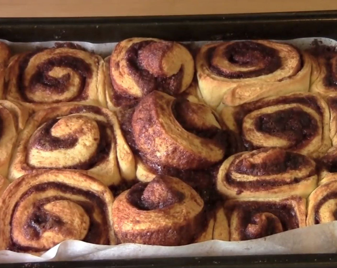 step 8 Brush over the top of each one with some melted butter. Place them into an oven preheated to 350 degrees F (180 degrees C) for about 30 minutes. Leave them in the tray for a few minutes to chill, then serve!