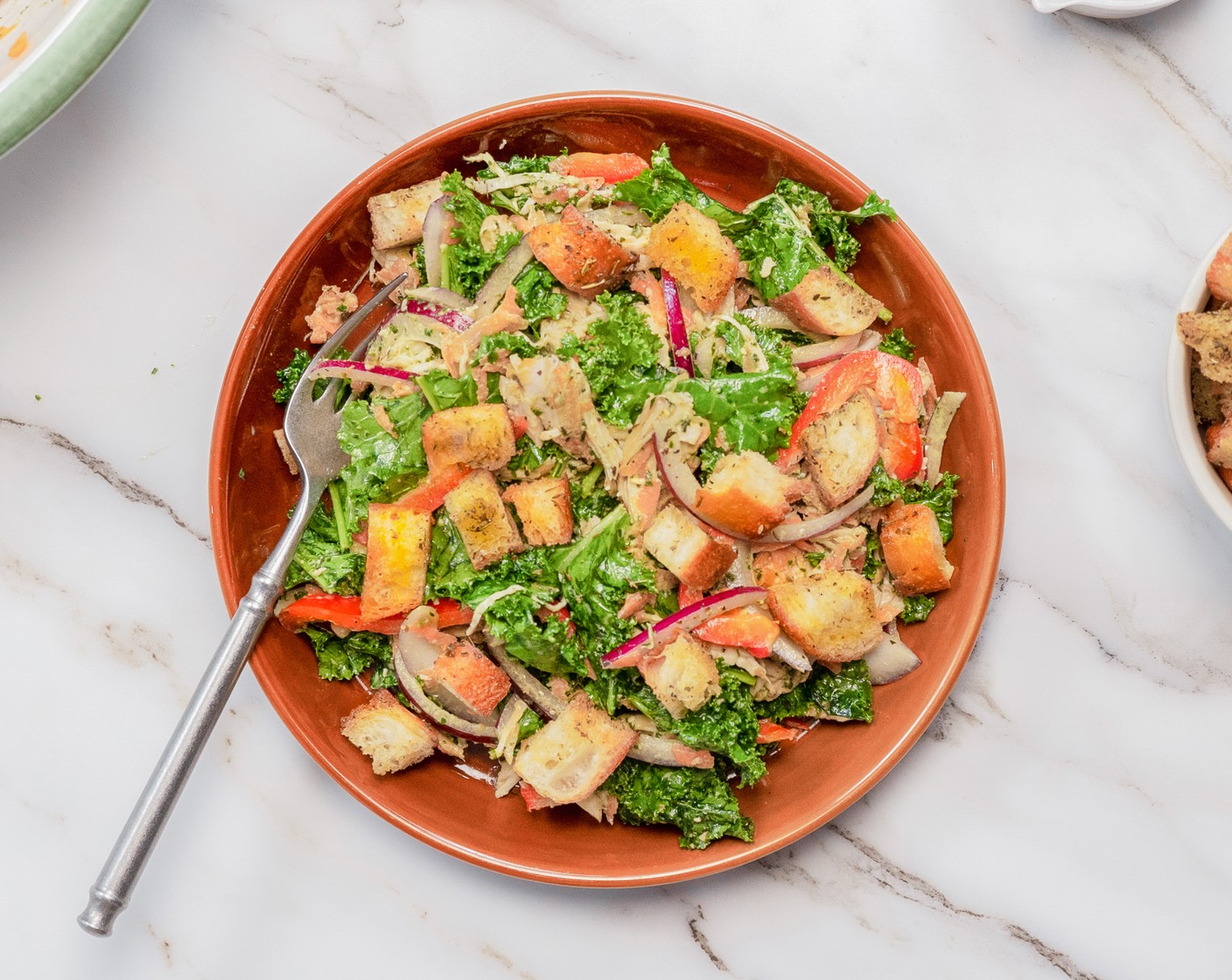 Grilled Chicken Salad and Creamy Pesto Ranch